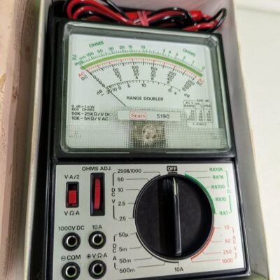 Vintage Sears Portable 43 Range Multitester