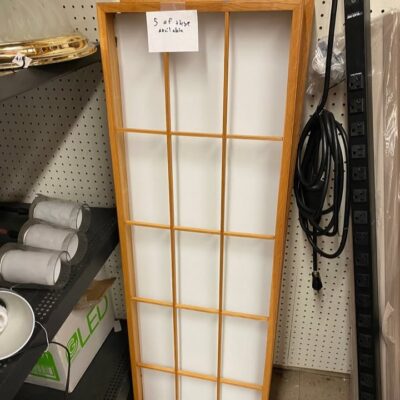 Shoji Screen Room Divider, Set of 5