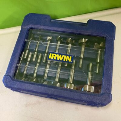 Like New 14 Piece Irwin Forstner Bit Set