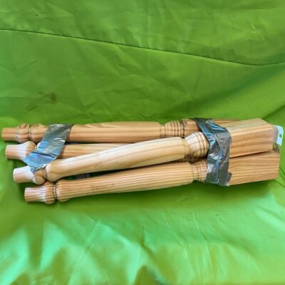 21 - 1/4" Country Pine Table Legs (set)