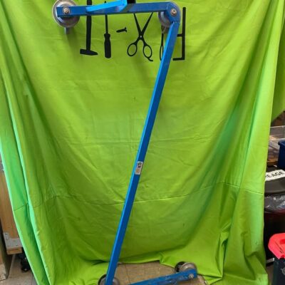 Bottom of ULINE Rolling Rack