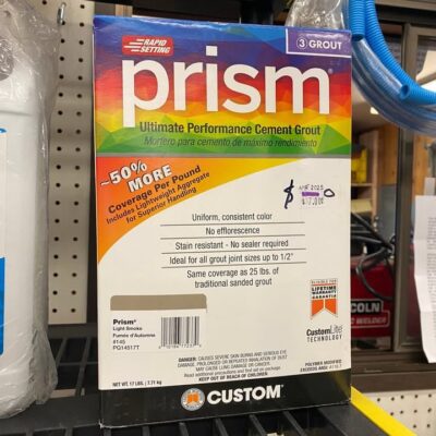 Prism Ultimate Performance Cement Grout, Light Smoke & Bright White