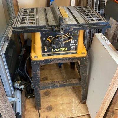 Pro-Tech 10" Table Saw w/ Stand
